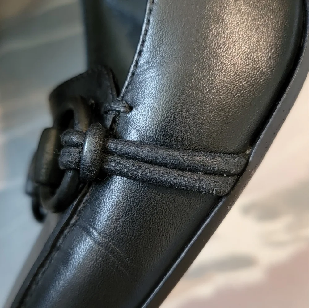 Gucci Black Horsebit Shoes Sz. 6.5 - Picture 12 of 13